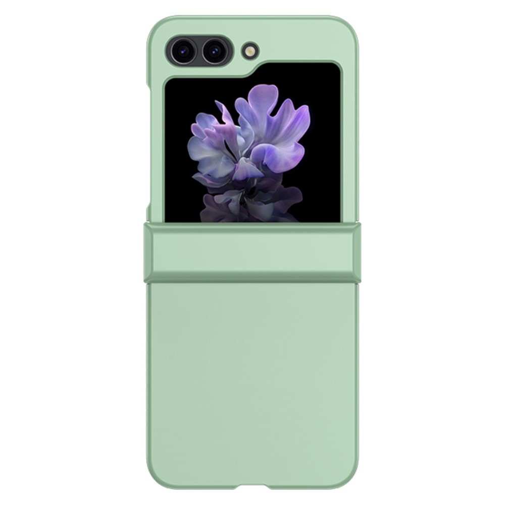 Samsung Galaxy Z Flip 5 Hardcase Gummicoating Hinge Protection licht groen