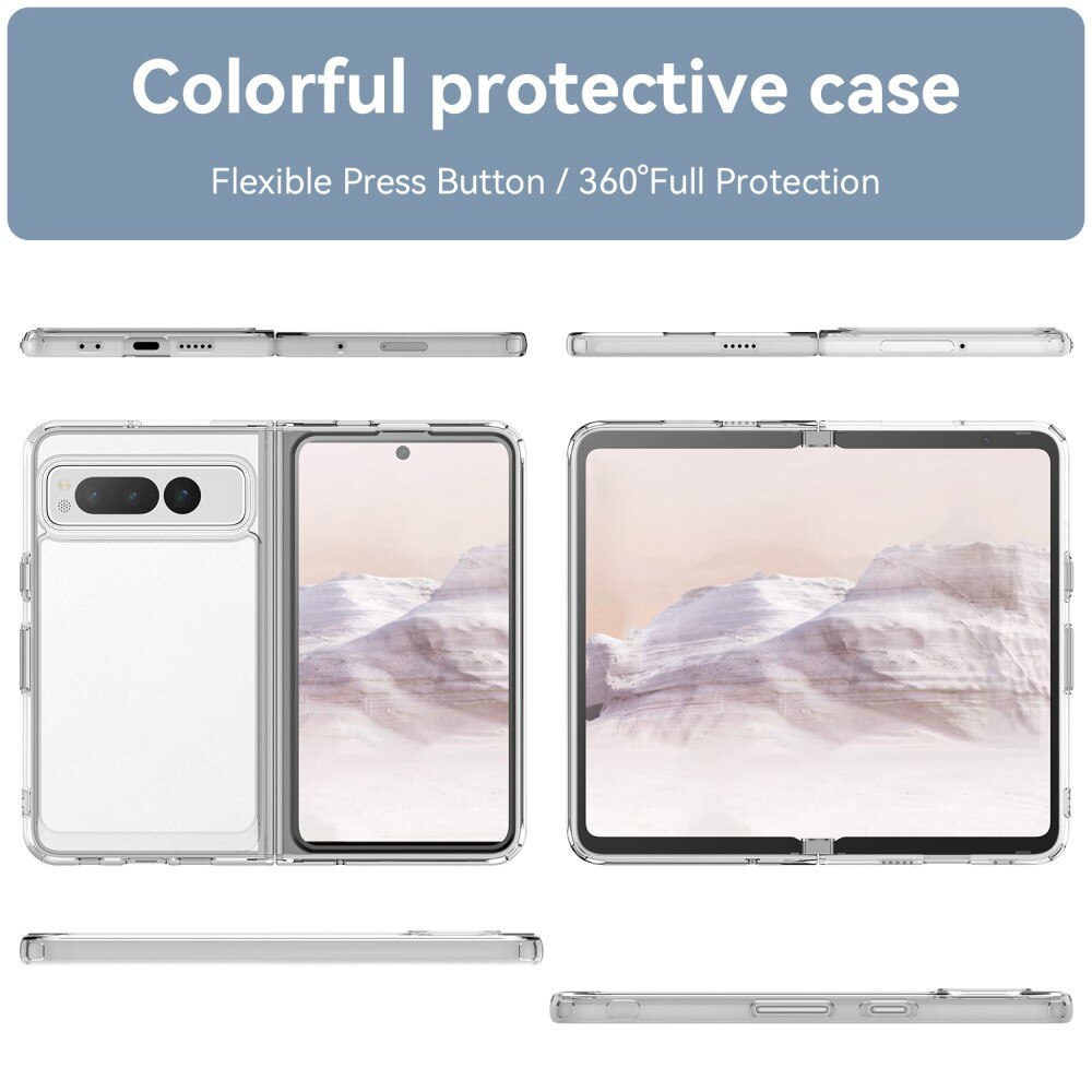 Crystal Hybrid Case Google Pixel Fold transparant