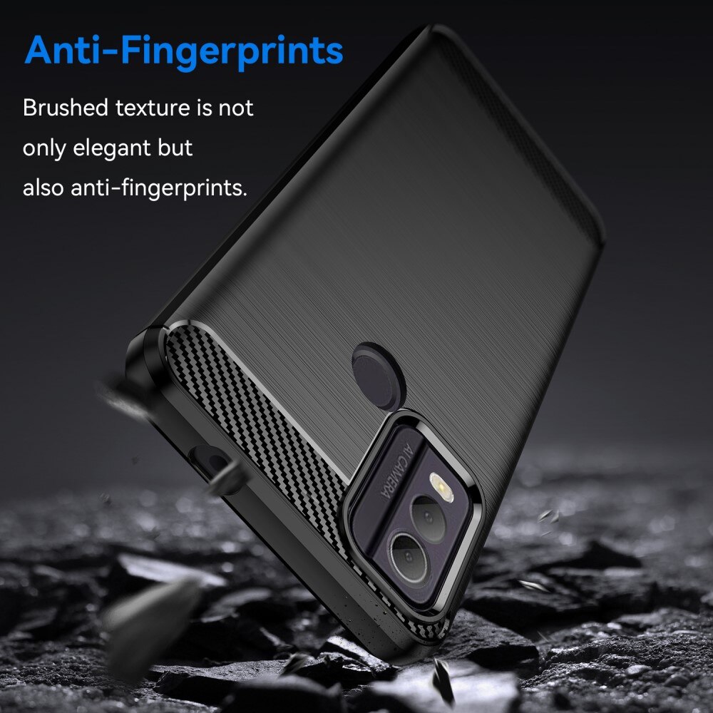 Hoesje TPU Brushed  Nokia C22 Zwart
