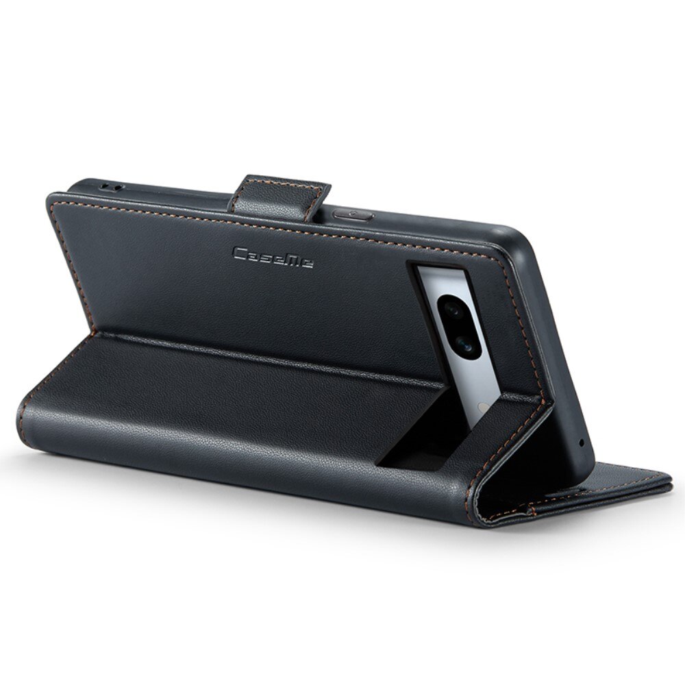 RFID blocking Slim Bookcover Hoesje Google Pixel 7a Zwart