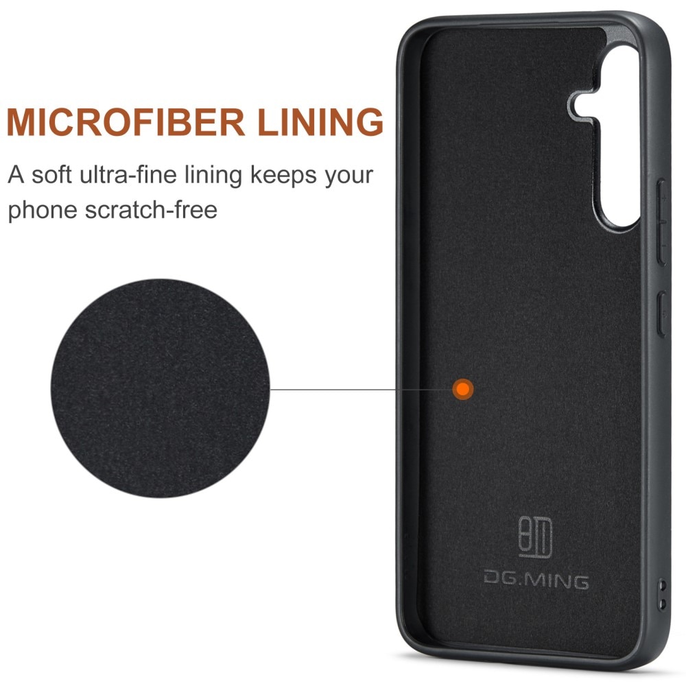 Magnetic Card Slots Case Samsung Galaxy A54 Zwart
