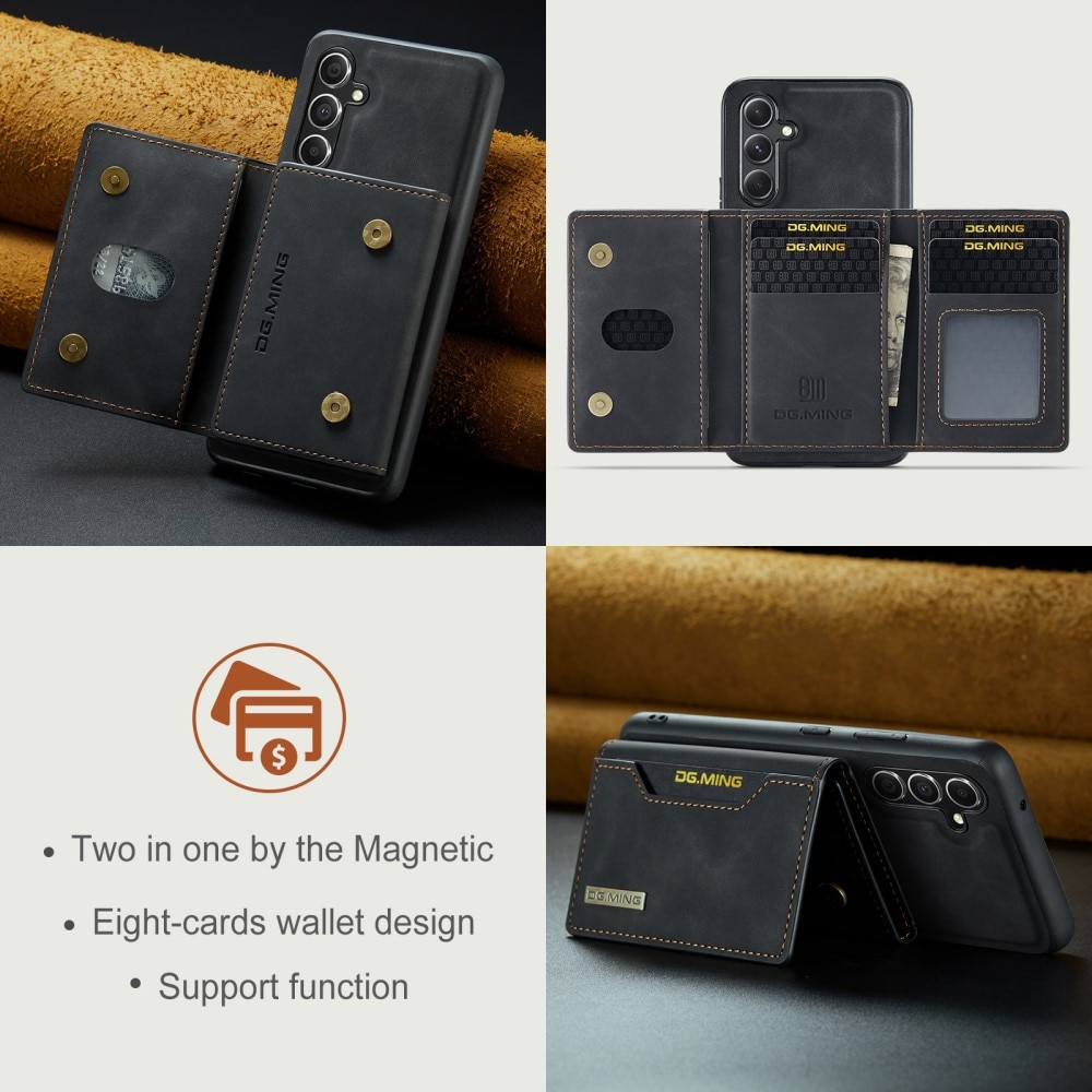 Magnetic Card Slots Case Samsung Galaxy A54 Black