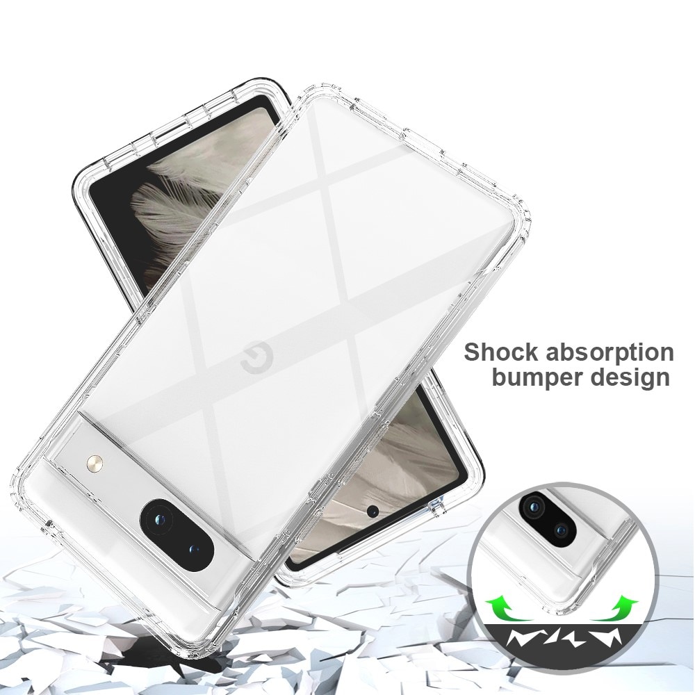 Google Pixel 7a Full Protection Case transparant