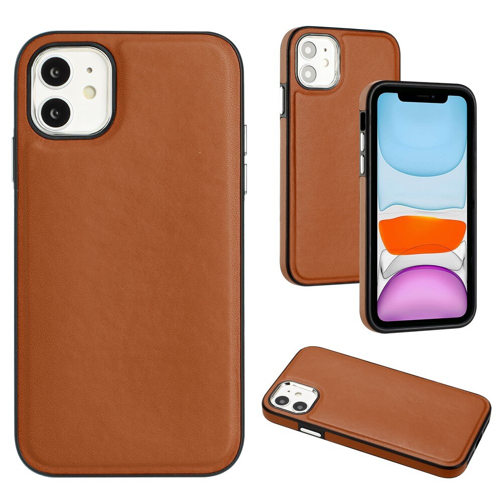 iPhone 11 Leren hoesje bruin