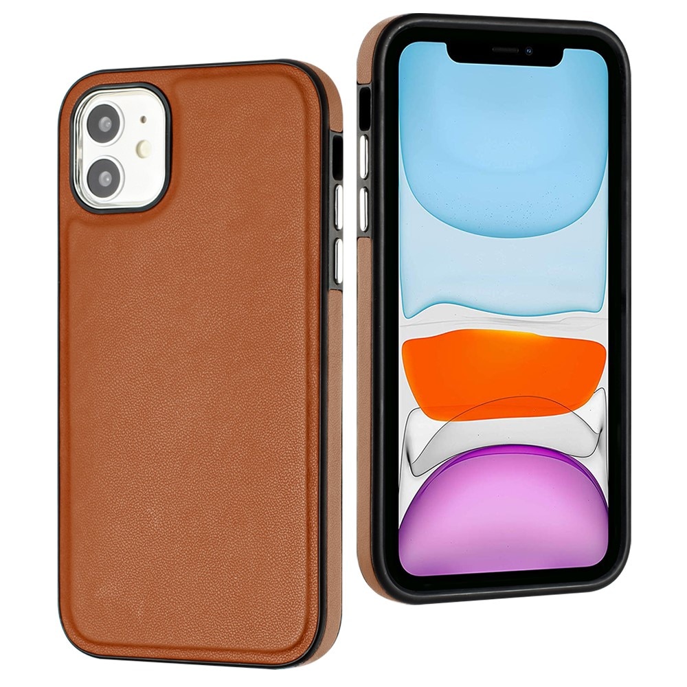 iPhone 11 Leren hoesje bruin