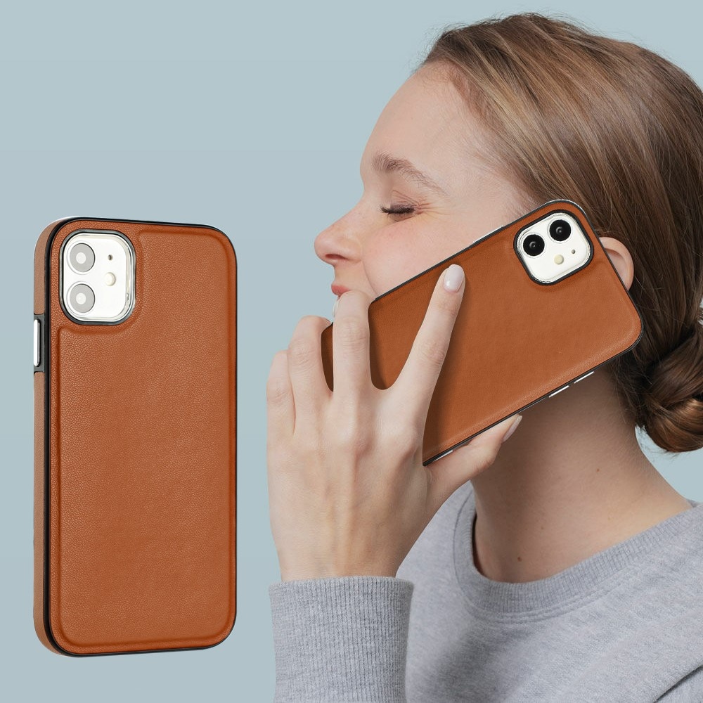 iPhone 11 Leren hoesje bruin