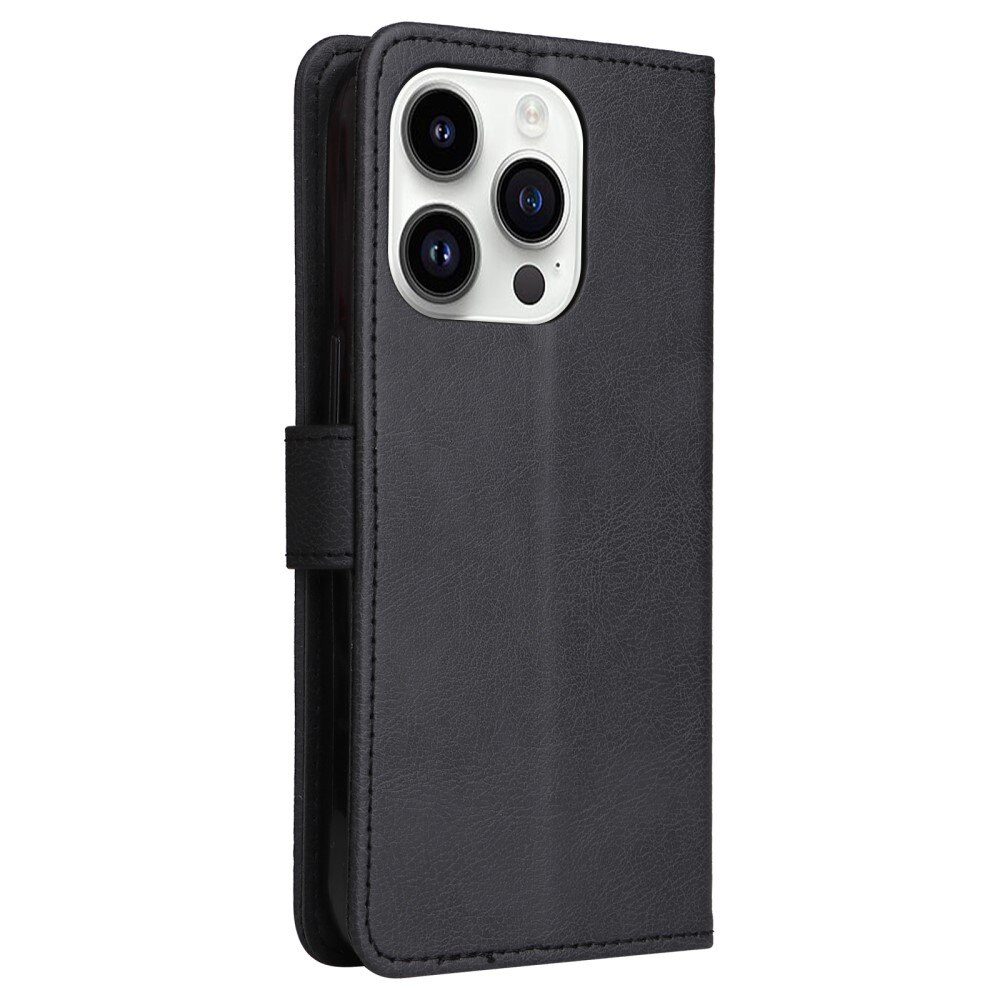 iPhone 15 Pro Bookcover hoesje zwart