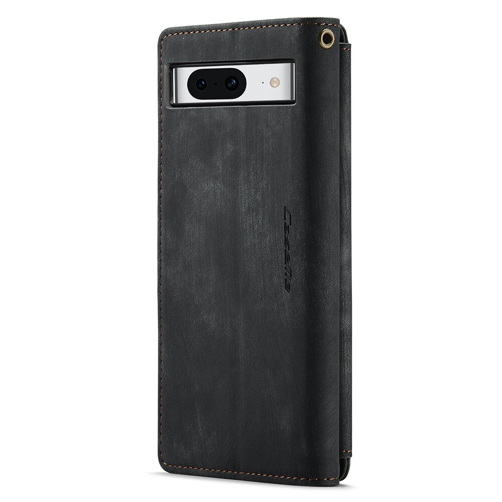 Bookcover hoesje Rits Google Pixel 8 zwart