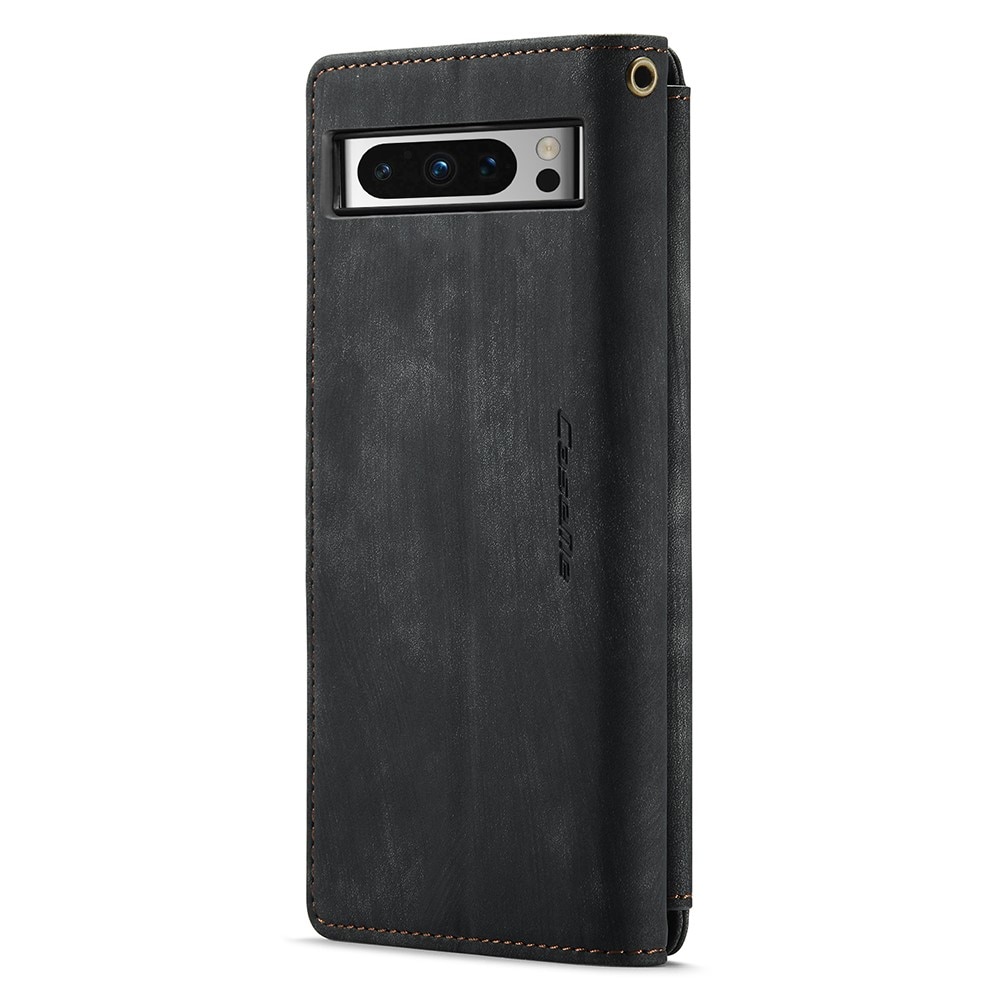 Bookcover hoesje Rits Google Pixel 8 Pro zwart