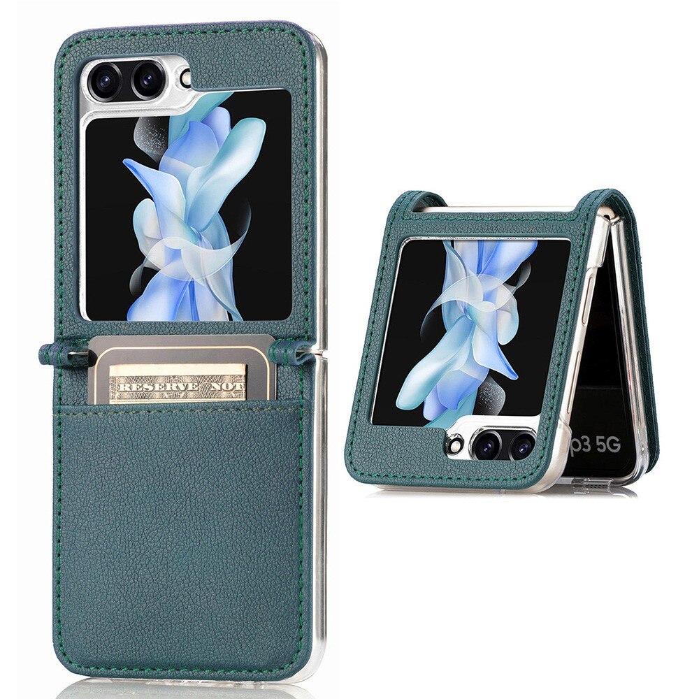 Slim Card Wallet Samsung Galaxy Z Flip 5 groen