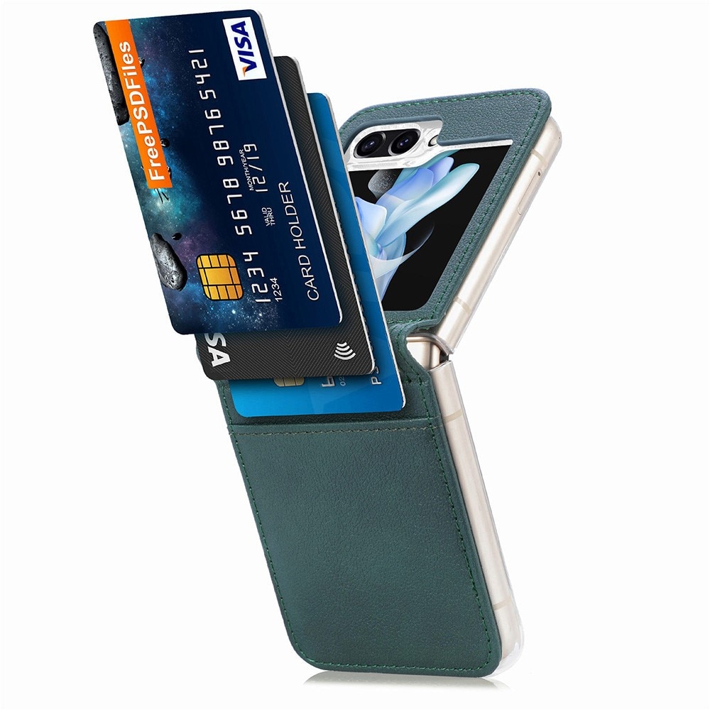Slim Card Wallet Samsung Galaxy Z Flip 5 groen