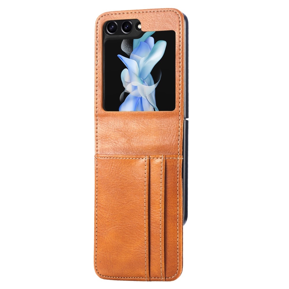 Samsung Galaxy Z Flip 5 Smartphonehoesje cognac