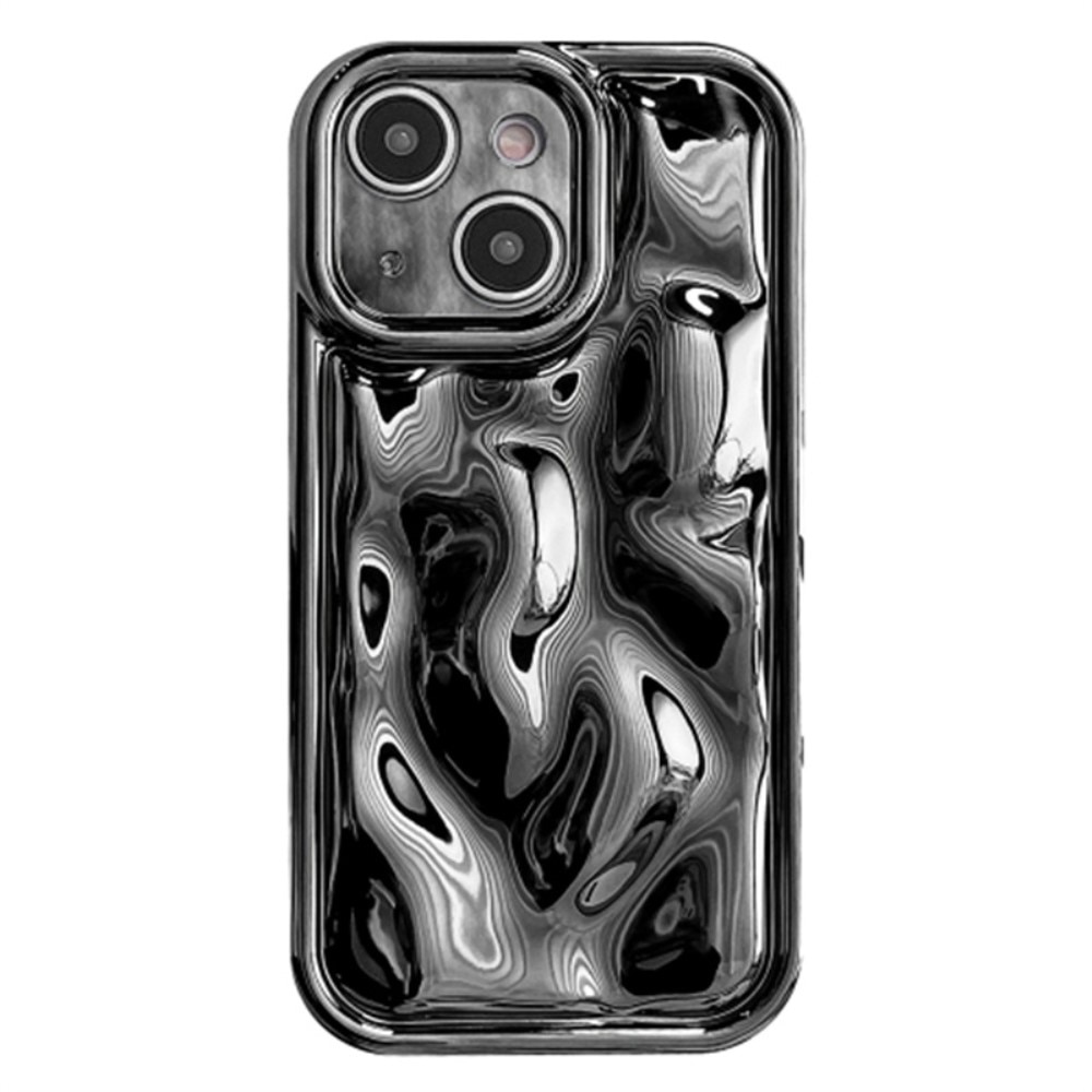 iPhone 14 Wavy TPU Case, zwart