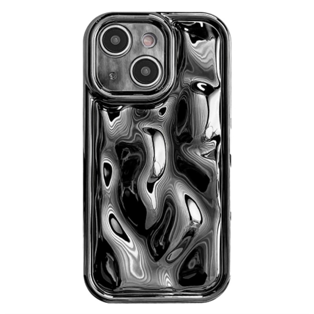 iPhone 13 Wavy TPU Case, zwart