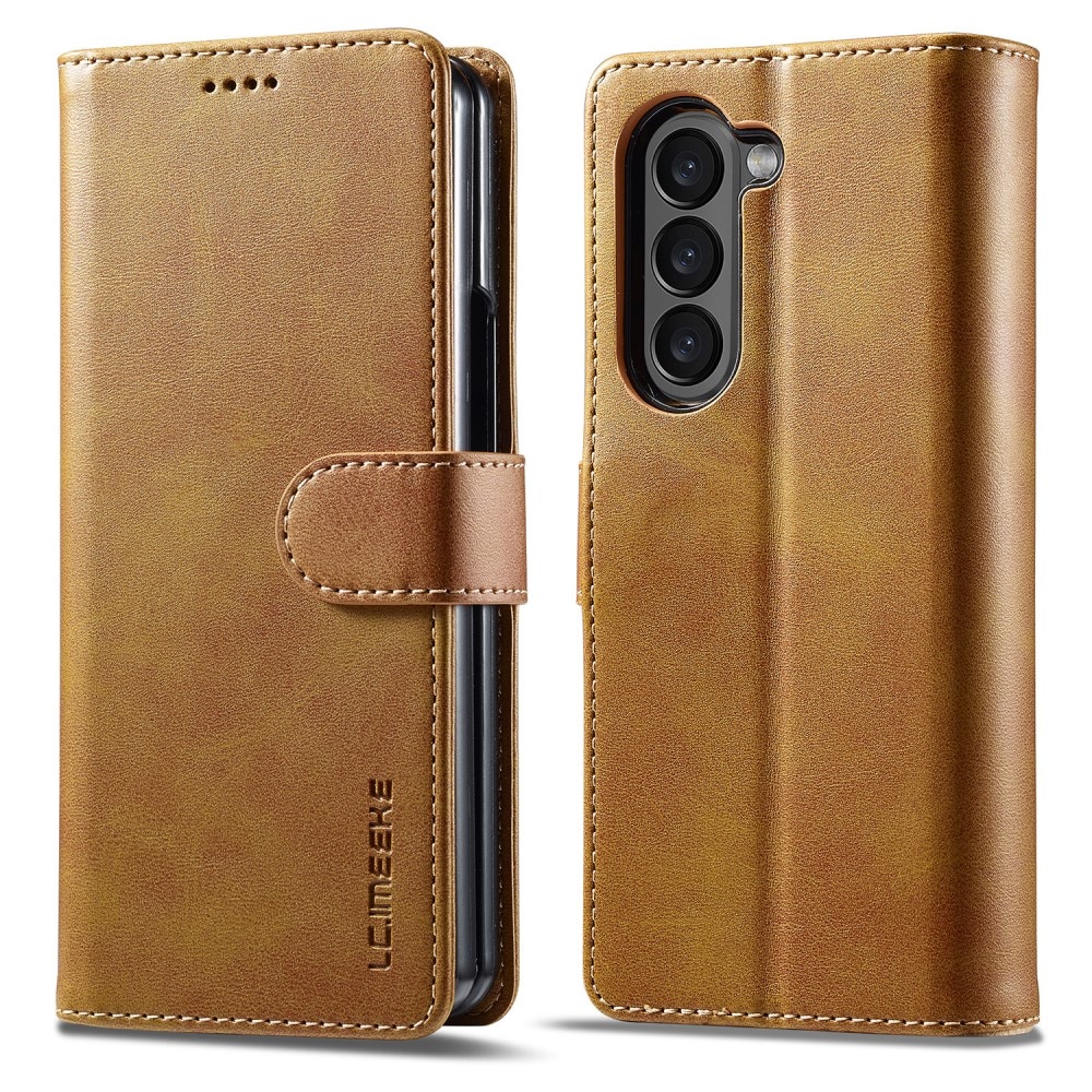 Bookcover hoesje Samsung Galaxy Z Fold 6 cognac