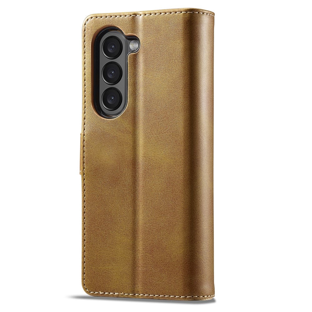 Bookcover hoesje Samsung Galaxy Z Fold 5 cognac