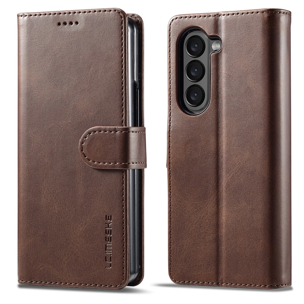 Bookcover hoesje Samsung Galaxy Z Fold 6 bruin