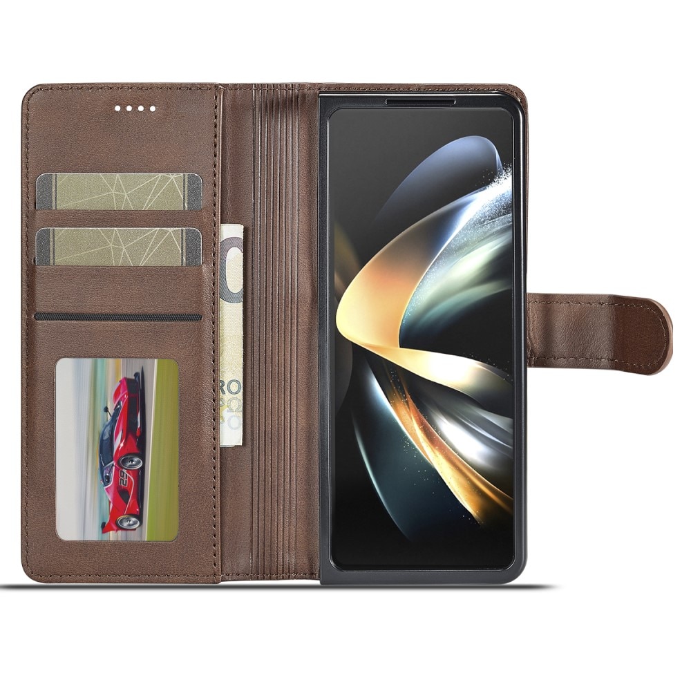 Bookcover hoesje Samsung Galaxy Z Fold 5 bruin