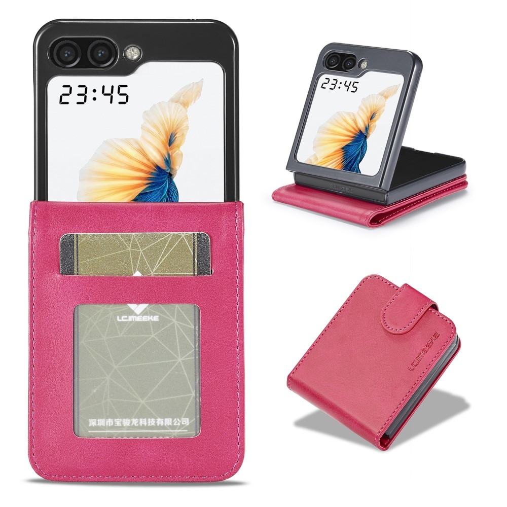 Bookcover hoesje Samsung Galaxy Z Flip 5 roze