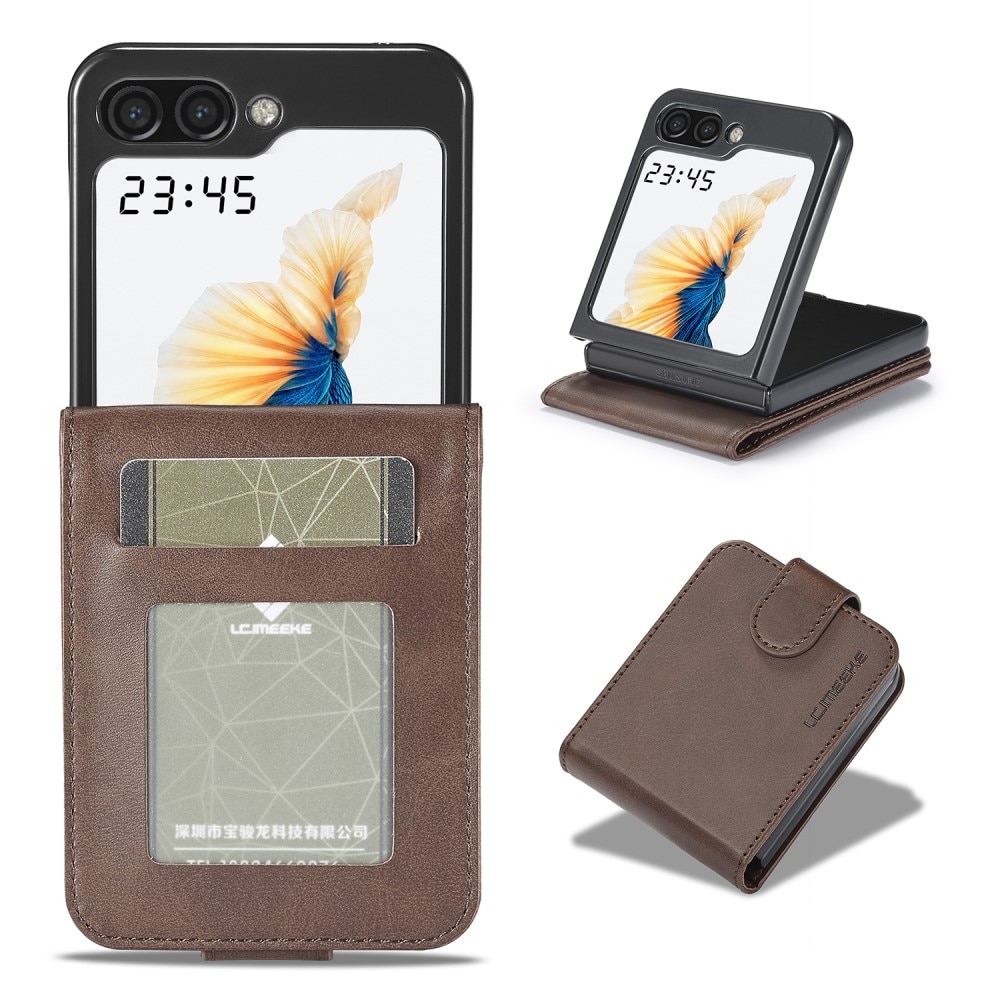 Bookcover hoesje Samsung Galaxy Z Flip 5 bruin