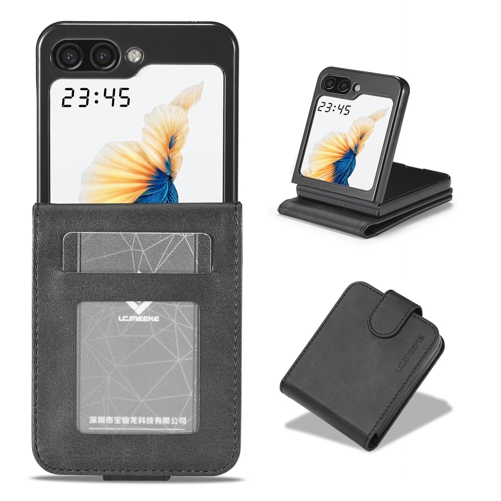 Bookcover hoesje Samsung Galaxy Z Flip 5 zwart