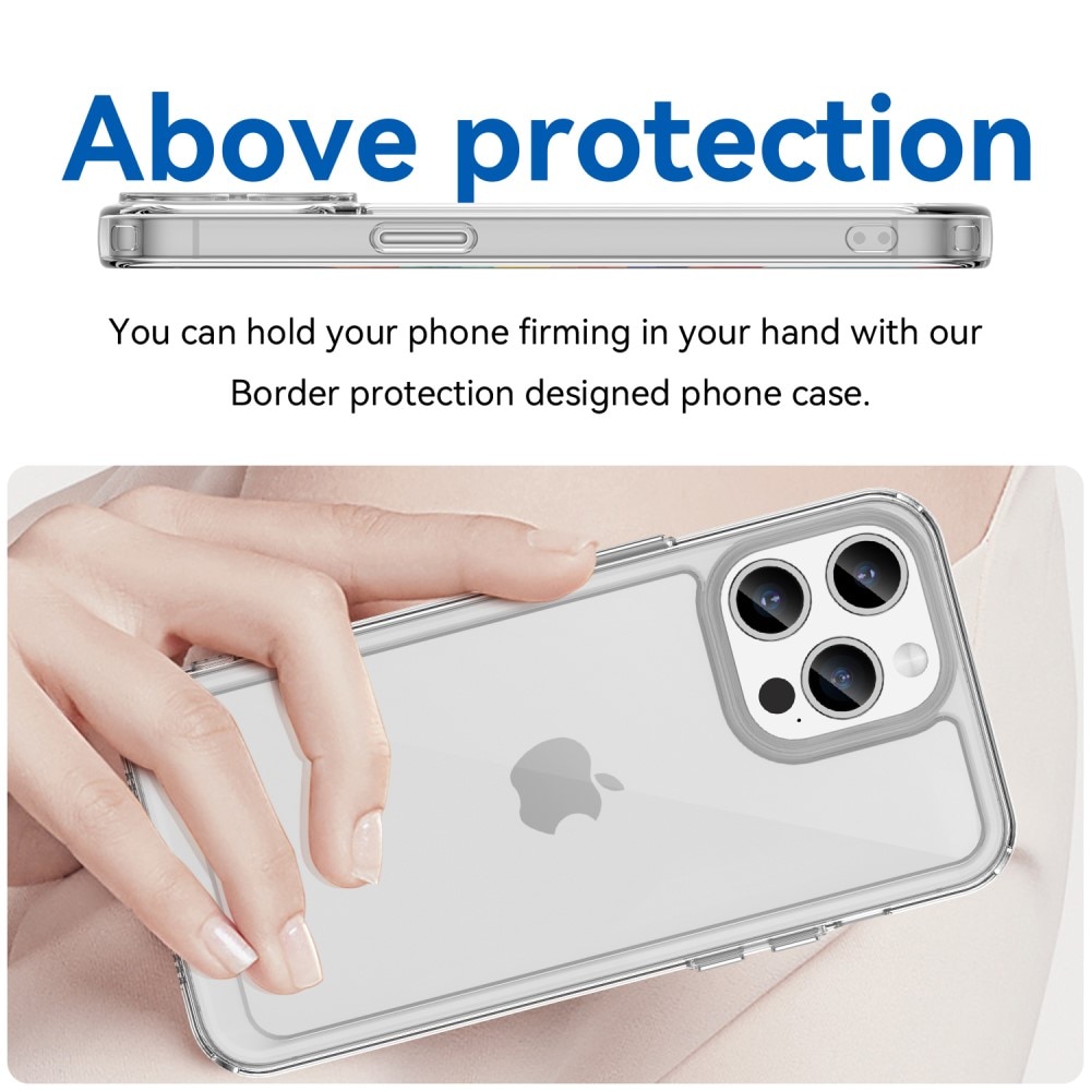 Crystal Hybrid Case iPhone 15 Pro transparant