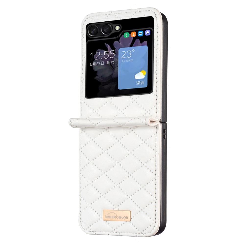 Samsung Galaxy Z Flip 5 Bookcover hoesje wit