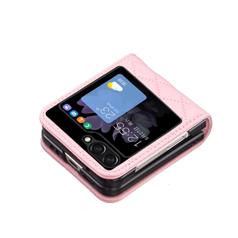 Samsung Galaxy Z Flip 5 Bookcover hoesje roze