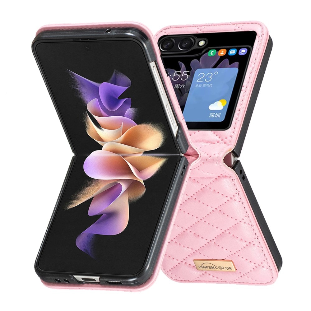 Samsung Galaxy Z Flip 5 Bookcover hoesje roze