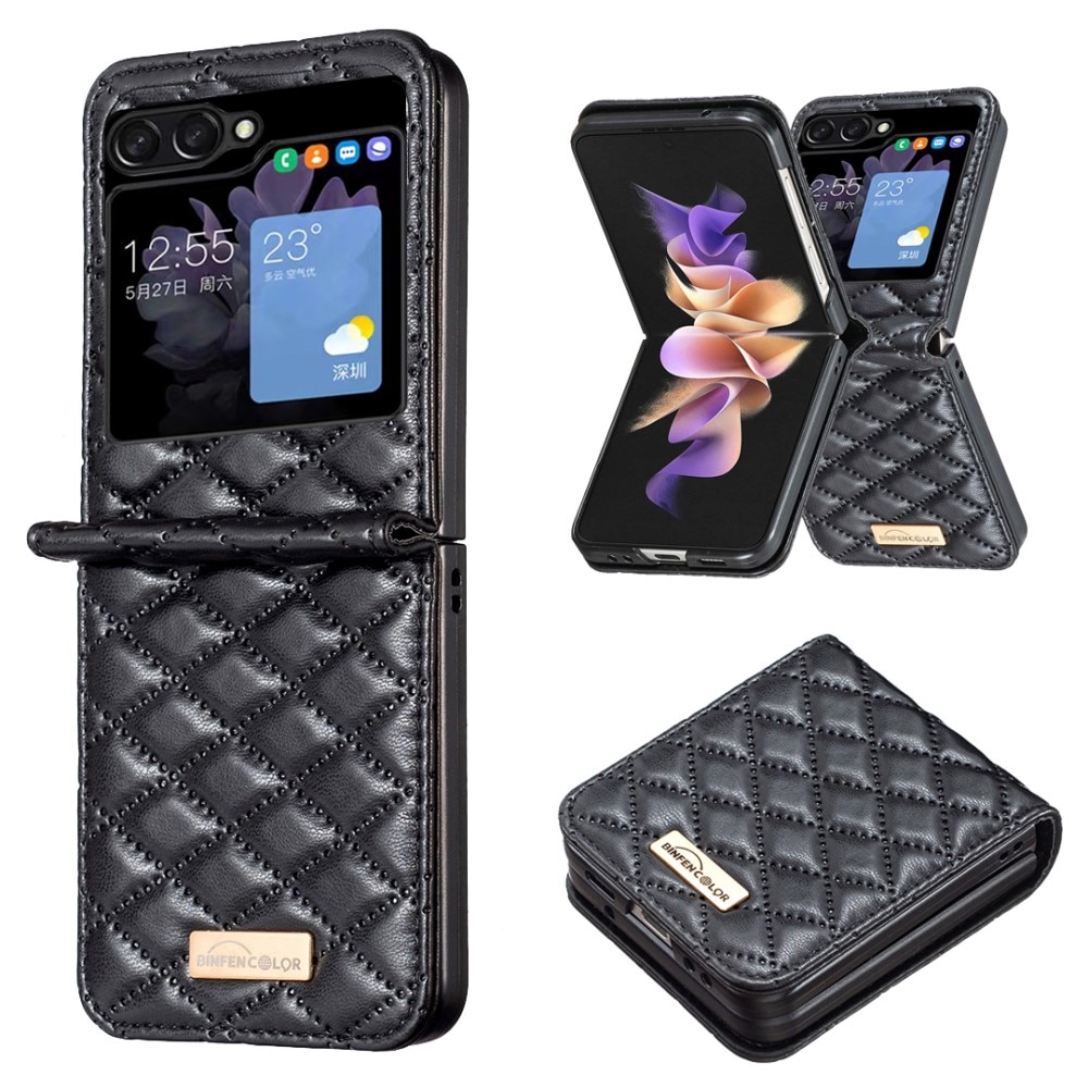 Samsung Galaxy Z Flip 5 Bookcover hoesje zwart