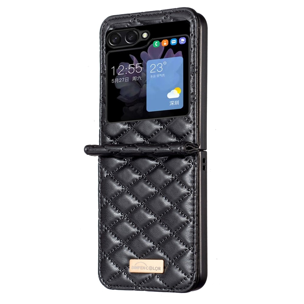 Samsung Galaxy Z Flip 5 Bookcover hoesje zwart