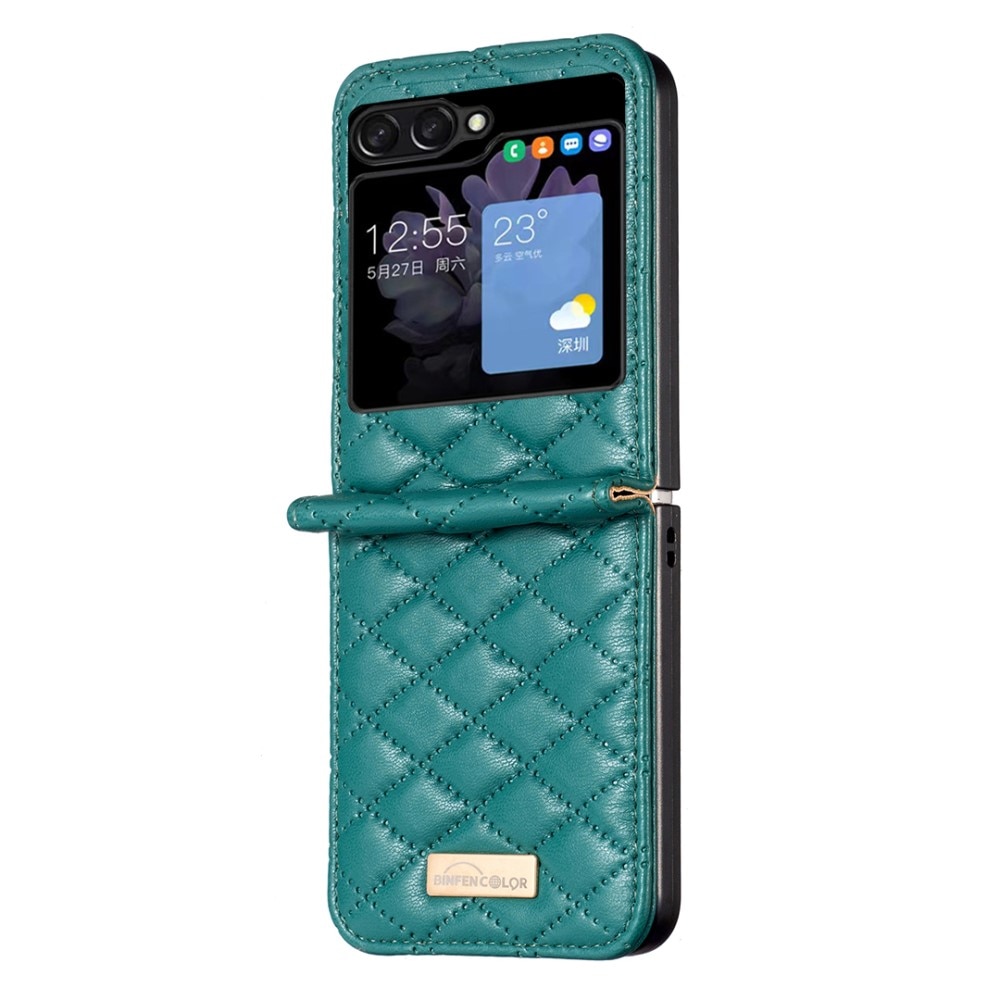 Samsung Galaxy Z Flip 5 Bookcover hoesje groen