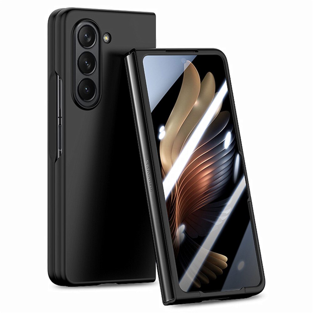 Samsung Galaxy Z Fold 5 Hardcase met ingebouwde screenprotector zwart