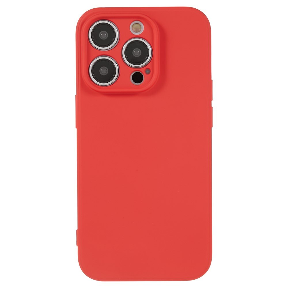 iPhone 15 Pro Max Schokbestendige TPU Case, rood