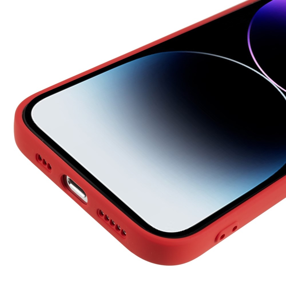 iPhone 15 Pro Max Schokbestendige TPU Case, rood