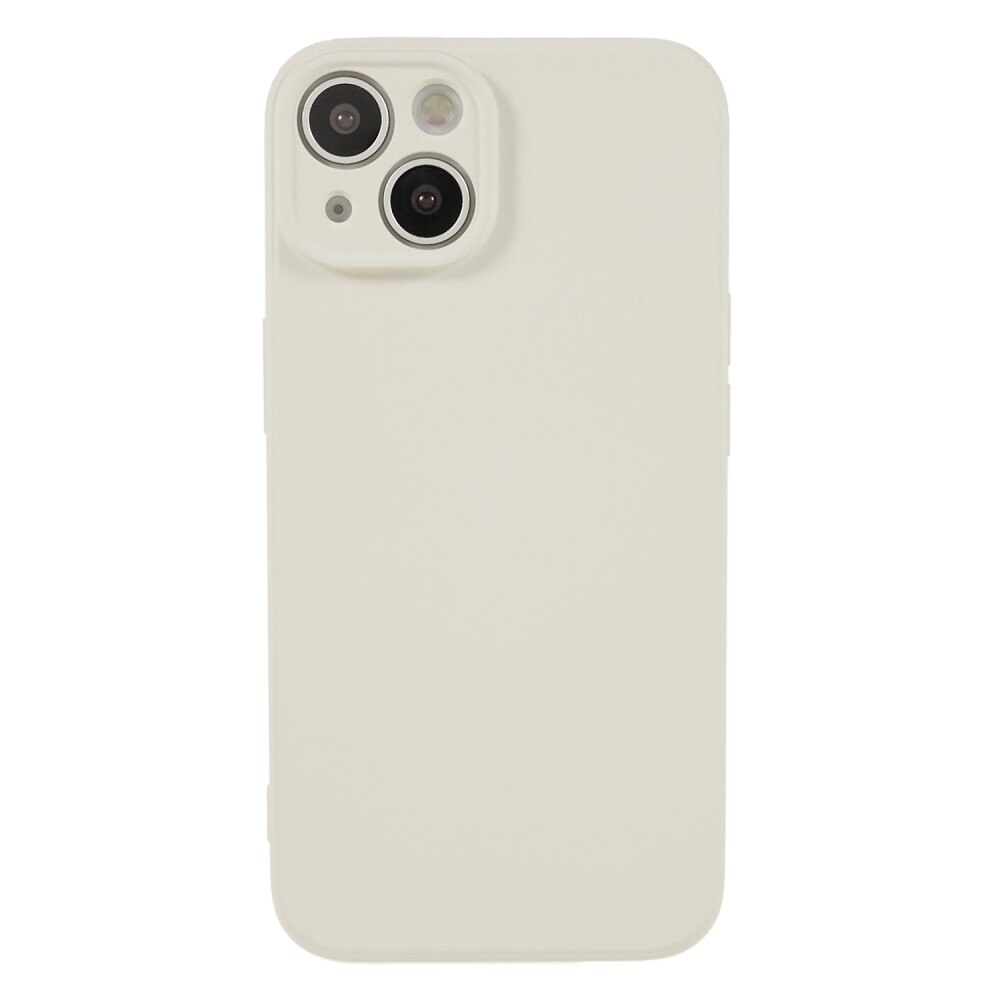 iPhone 15 Plus Schokbestendige TPU Case Beige