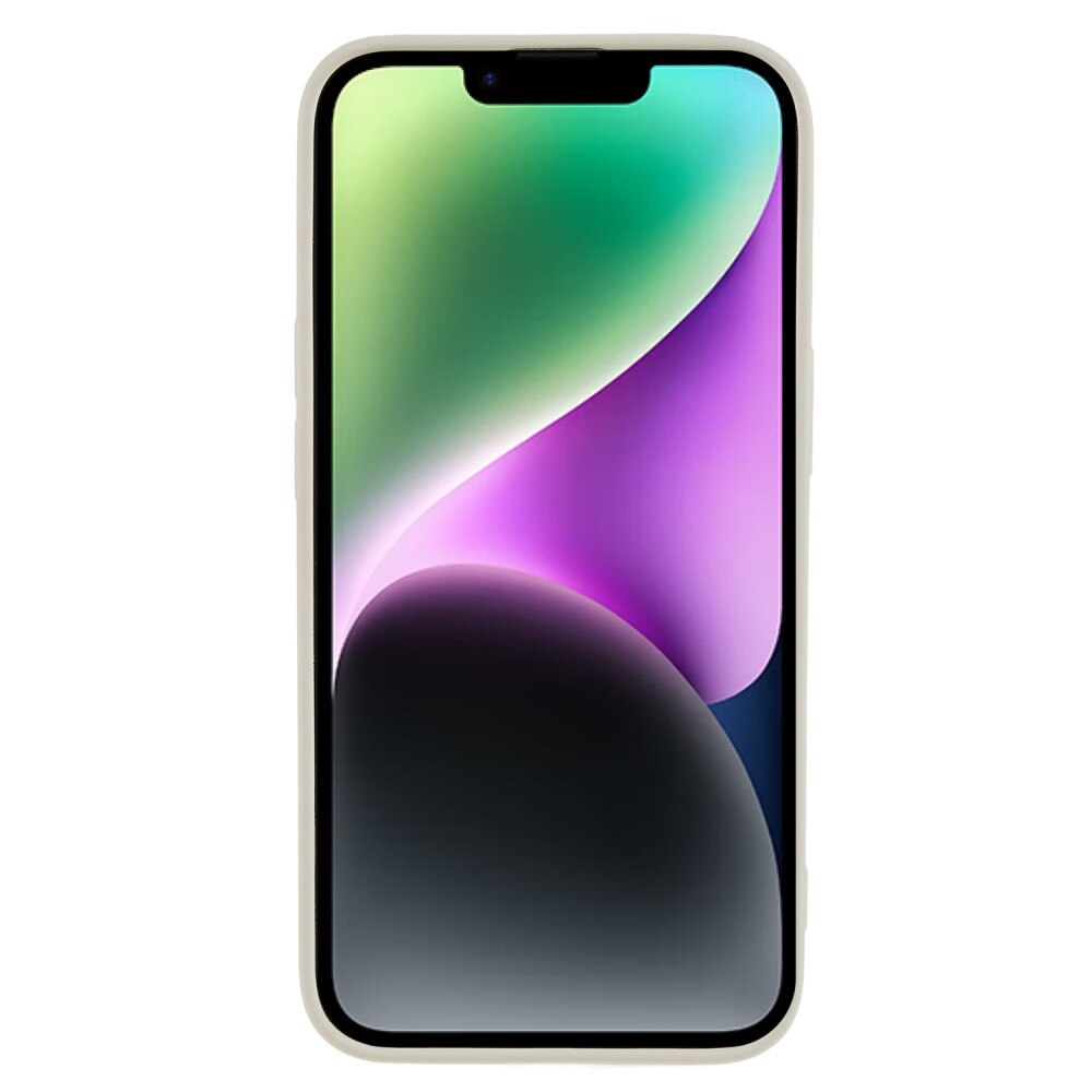 iPhone 15 Plus Schokbestendige TPU Case Beige