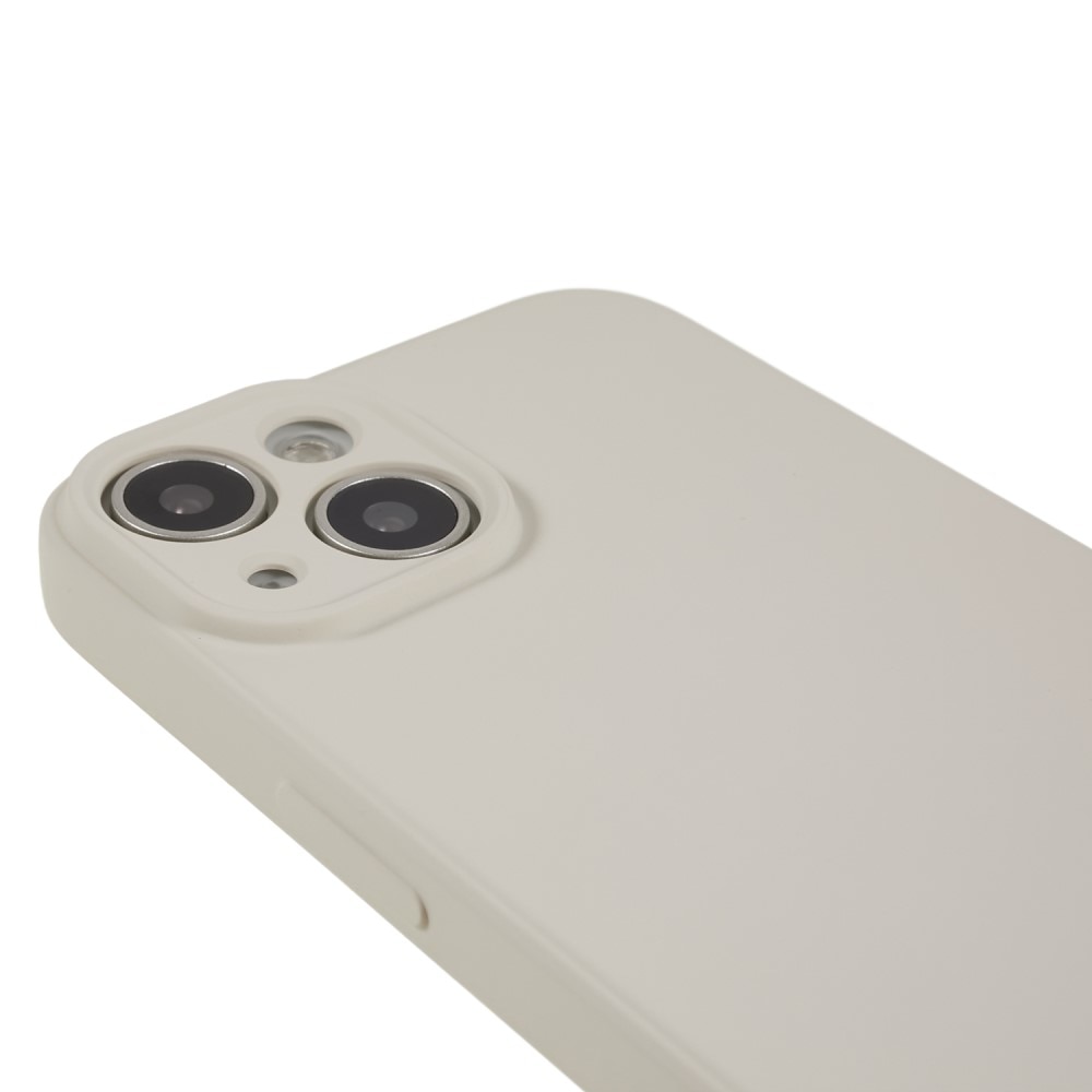 iPhone 15 Plus Schokbestendige TPU Case, beige