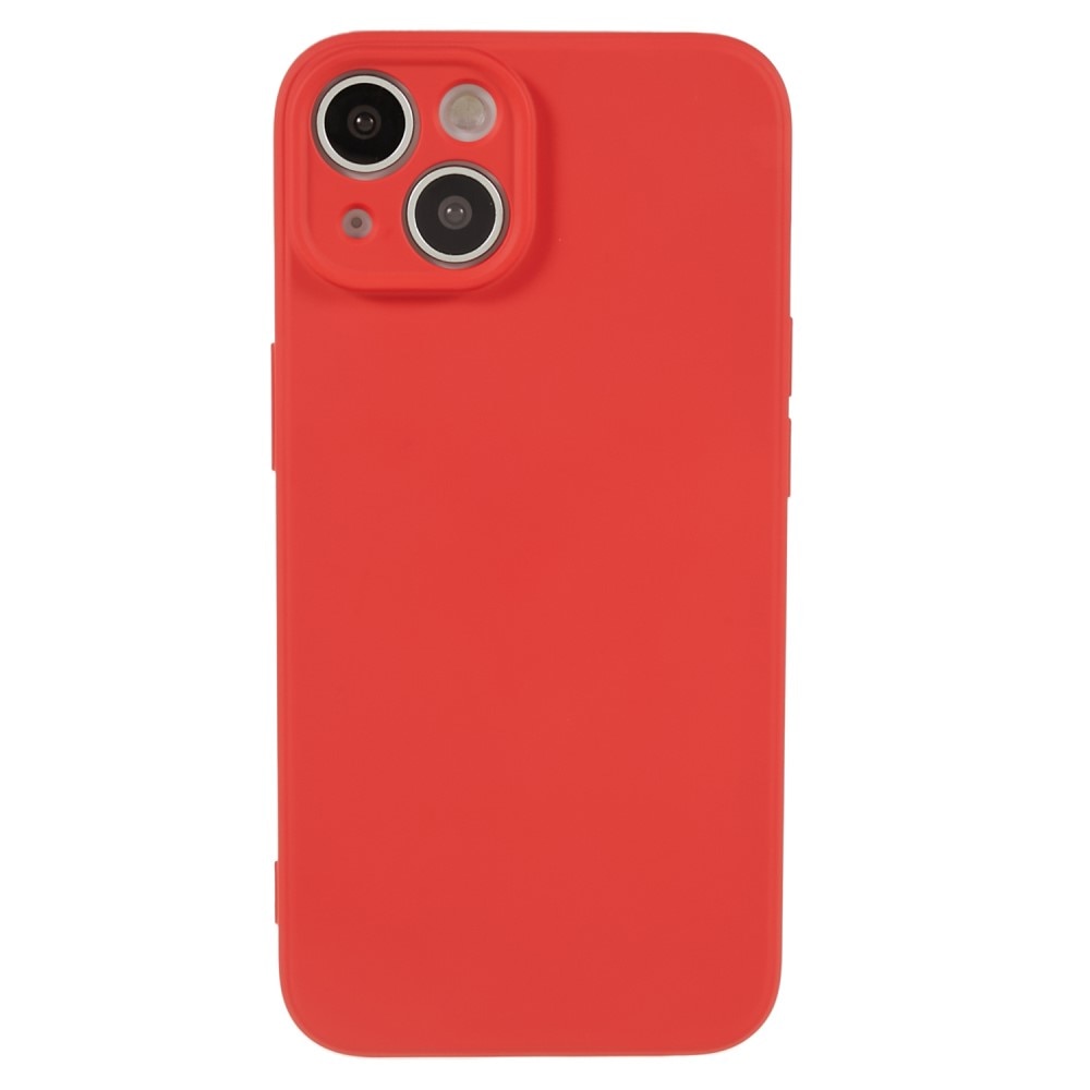 iPhone 15 Schokbestendige TPU Case, rood