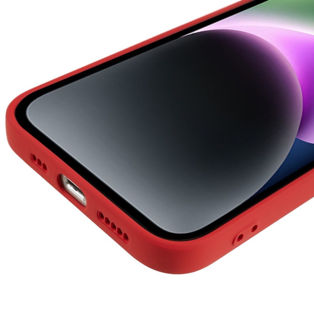 iPhone 15 Schokbestendige TPU Case Rood