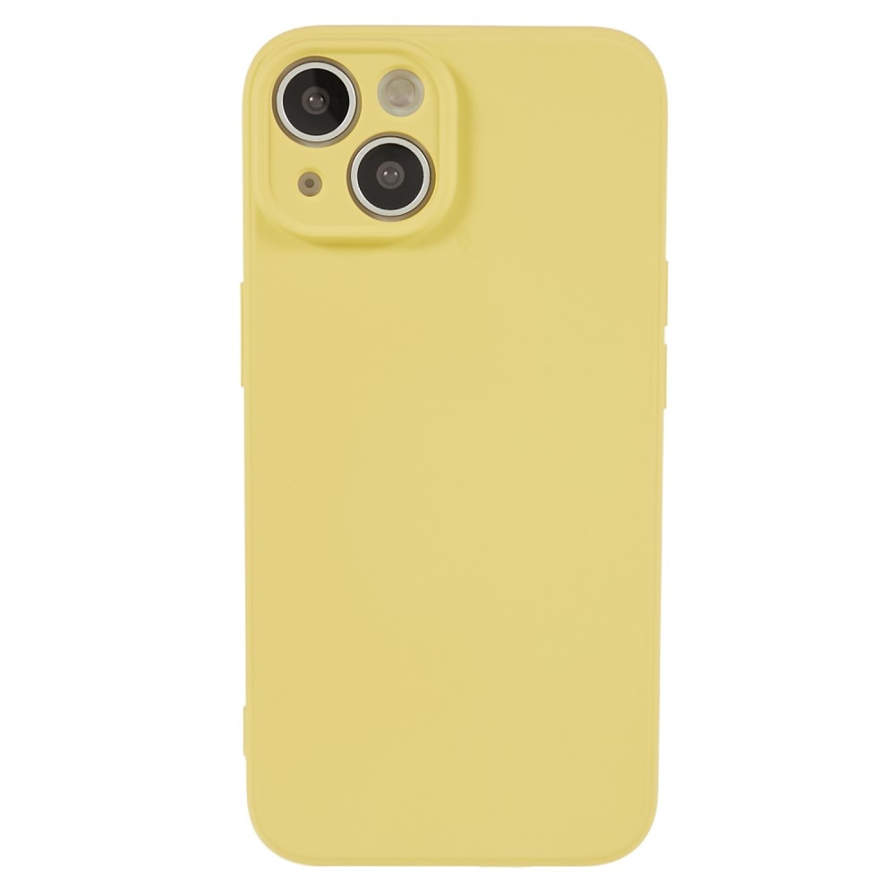 iPhone 15 Schokbestendige TPU Case, geel