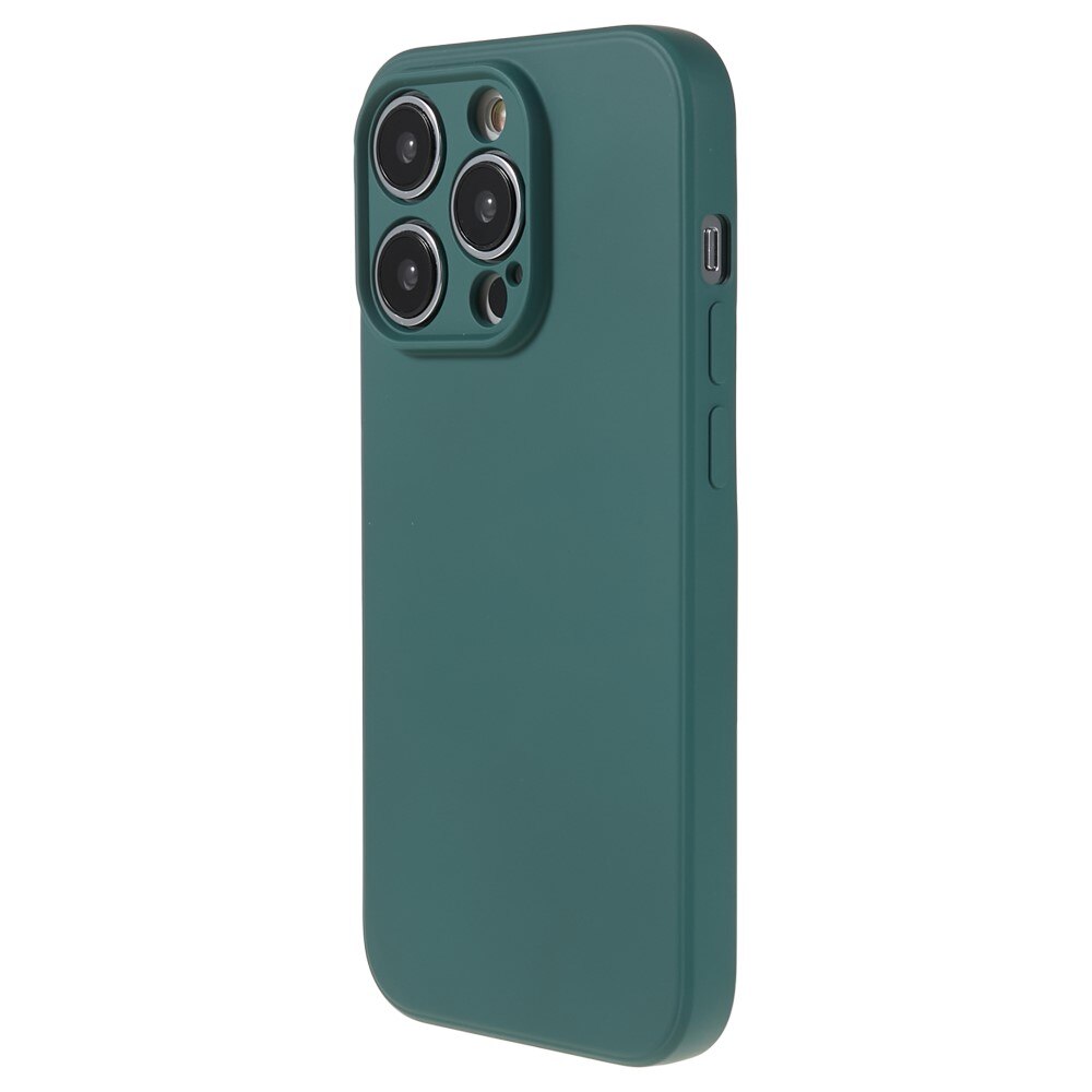 iPhone 15 Pro Schokbestendige TPU Case, donkergroen