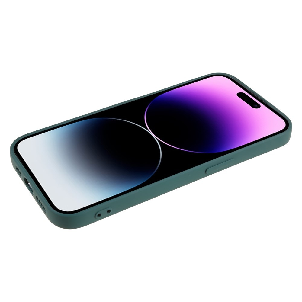 iPhone 15 Pro Schokbestendige TPU Case, donkergroen