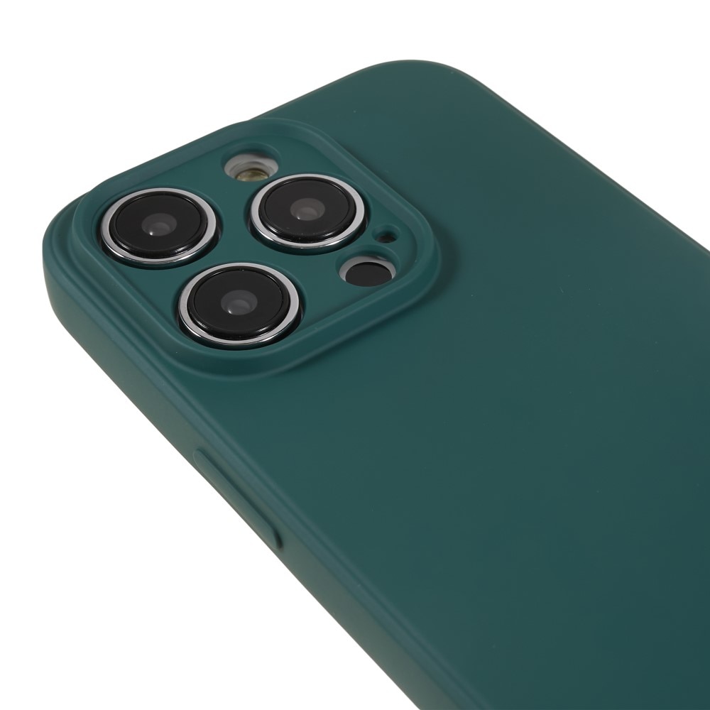 iPhone 15 Pro Schokbestendige TPU Case, donkergroen