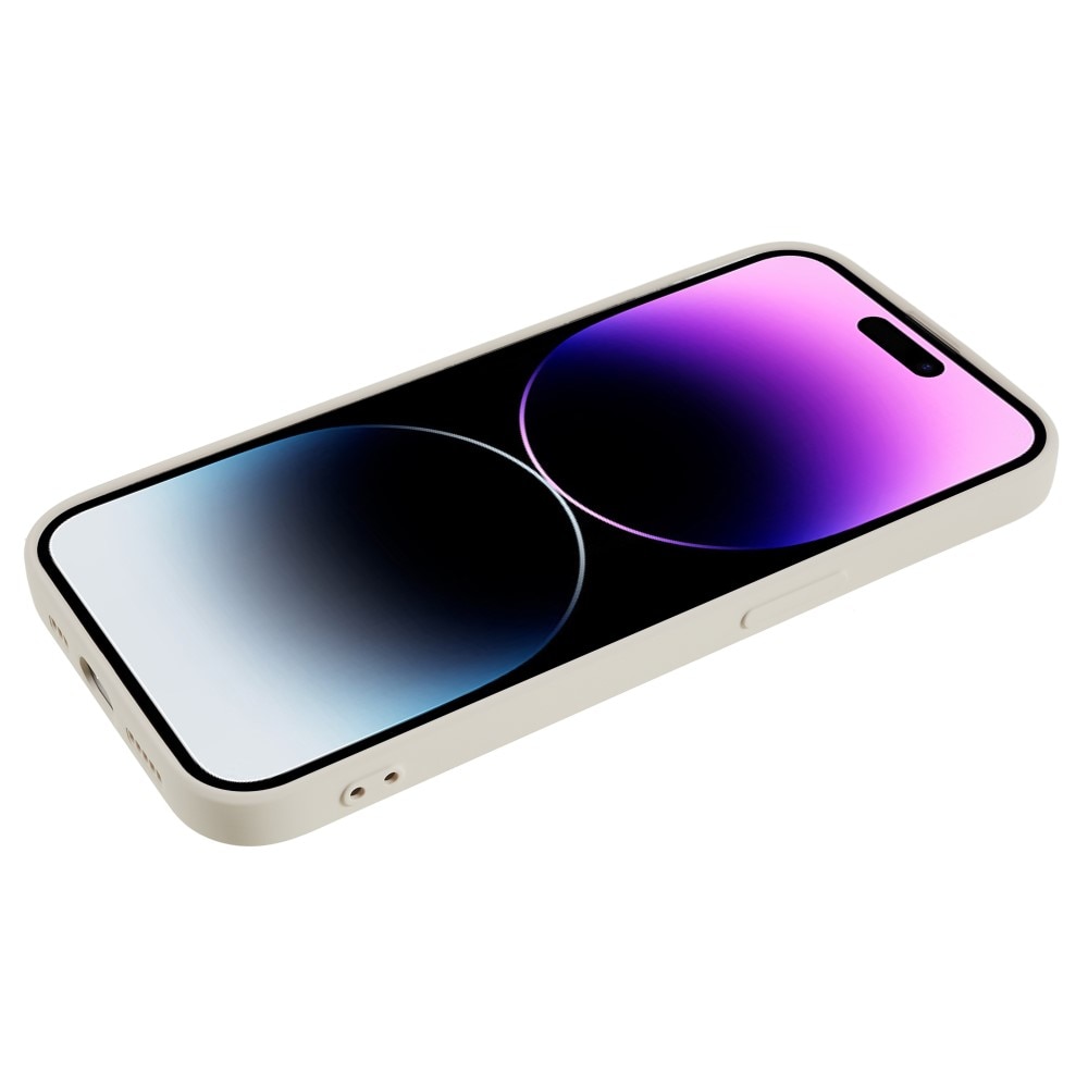 iPhone 15 Pro Schokbestendige TPU Case, beige
