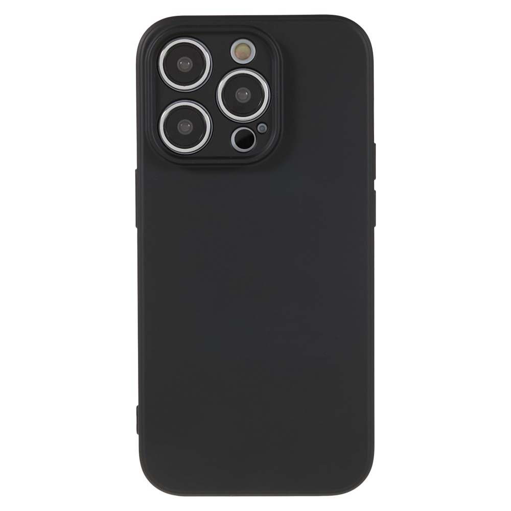 iPhone 15 Pro Schokbestendige TPU Case, zwart