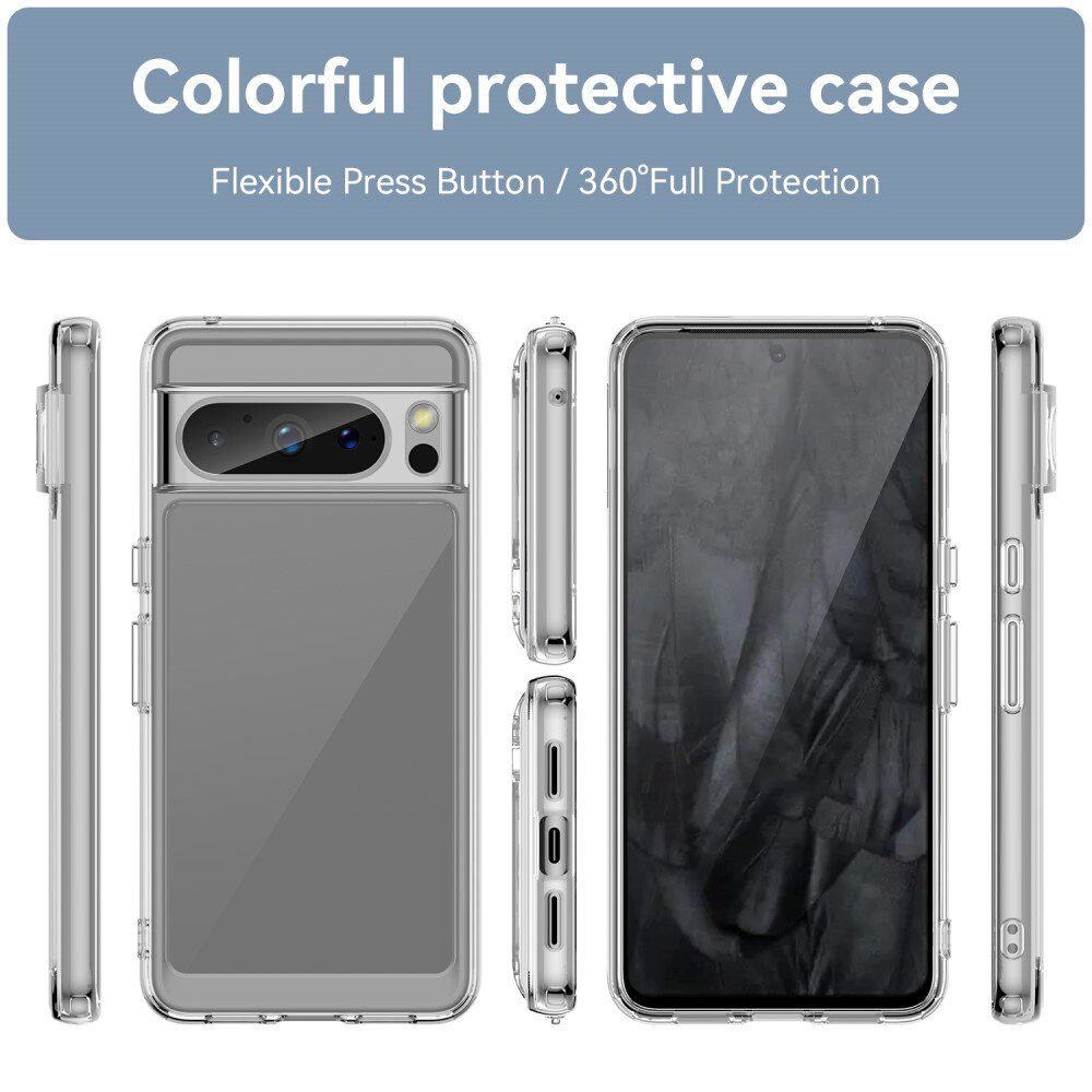 Crystal Hybrid Case Google Pixel 8 Pro transparant