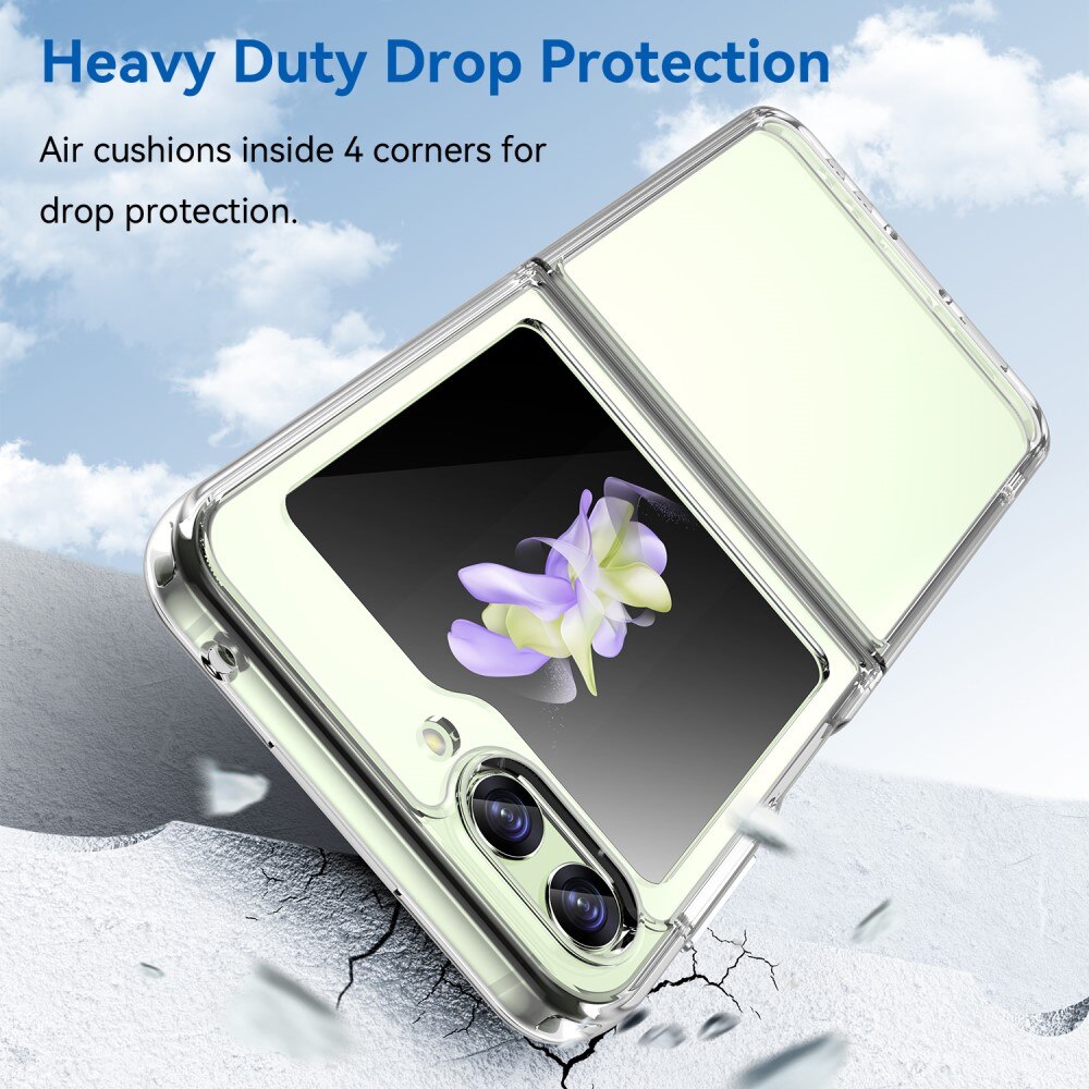 Crystal Hybrid Case Samsung Galaxy Z Flip 5 transparant