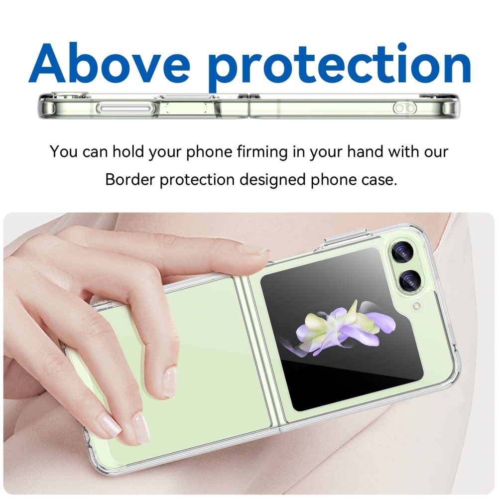 Crystal Hybrid Case Samsung Galaxy Z Flip 5 transparant