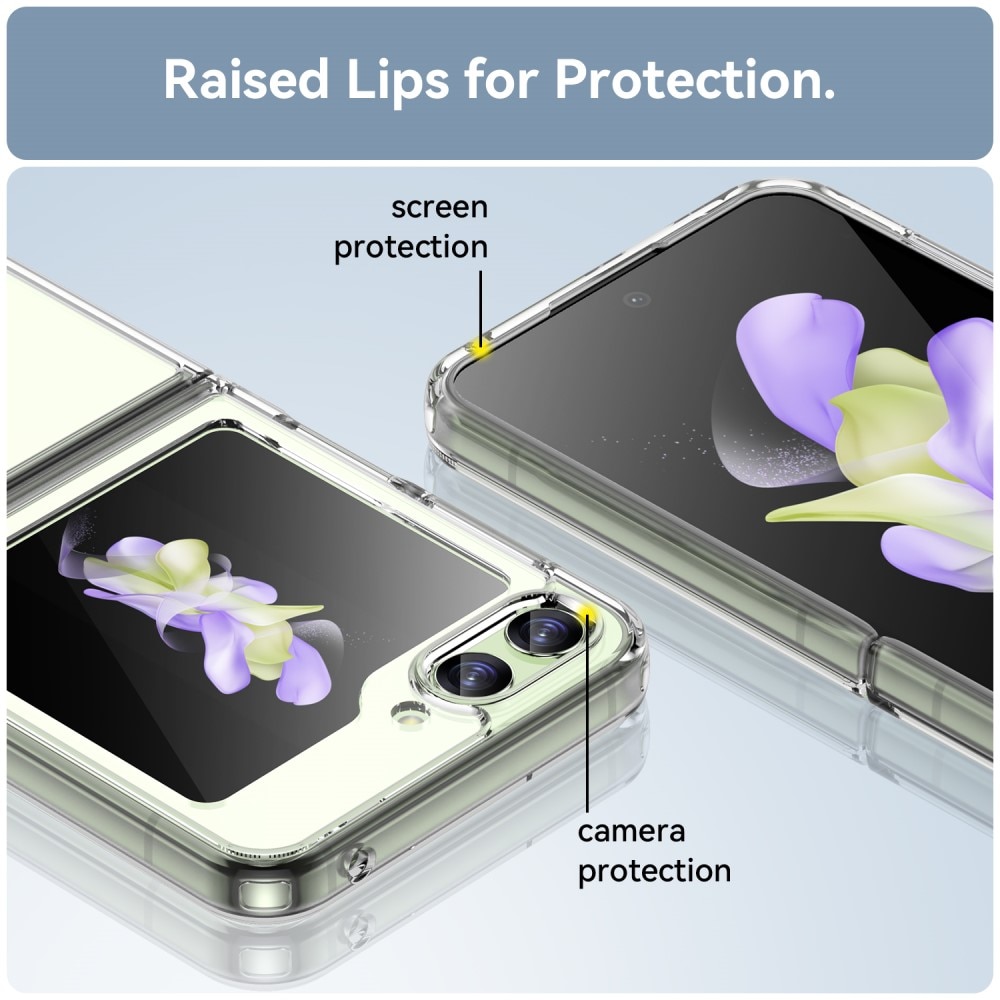 Crystal Hybrid Case Samsung Galaxy Z Flip 5 transparant